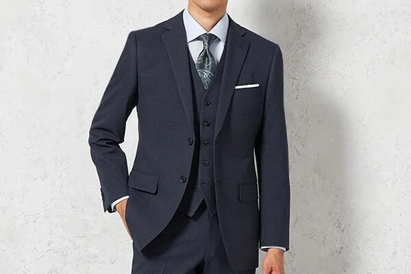 スリーピーススーツの場合