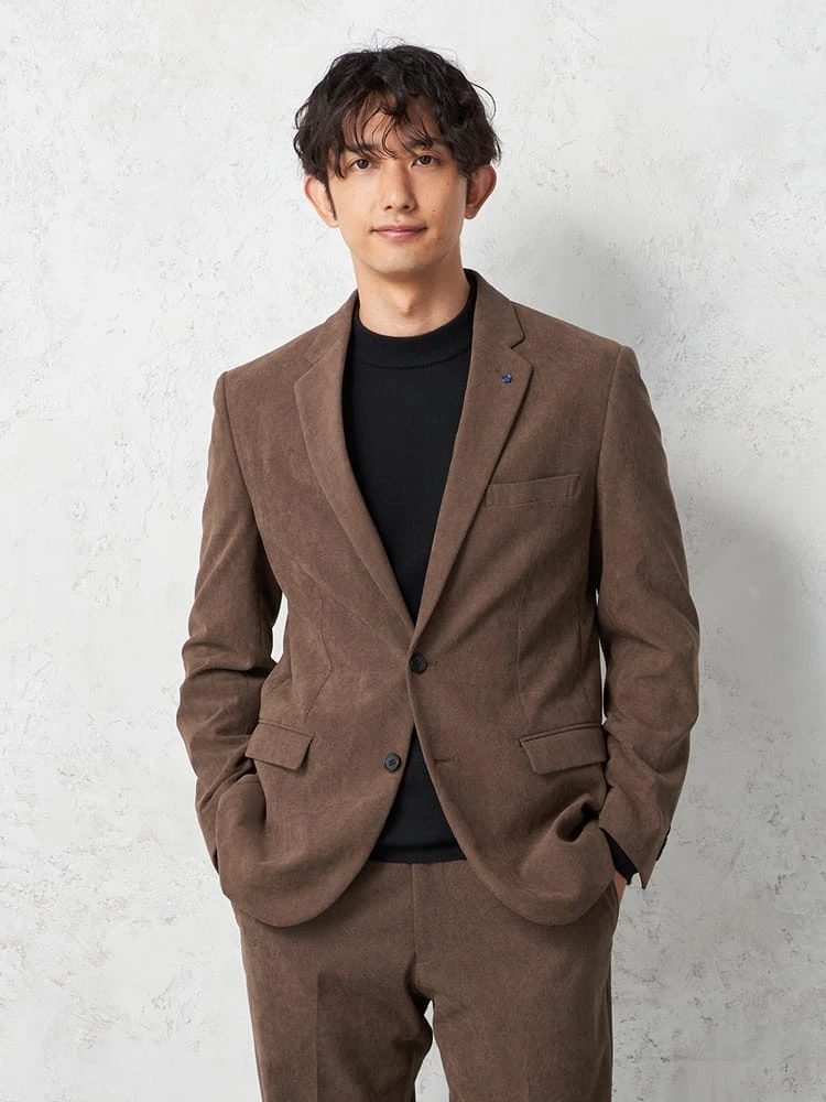 【KATHARINEEHAMNETT-キャサリン・イー・ハムネット-】ジャケット【セットアップ対応可】ＫＥＨコーディロイセットアップジャケット無地キャサリンＥハムネット秋冬