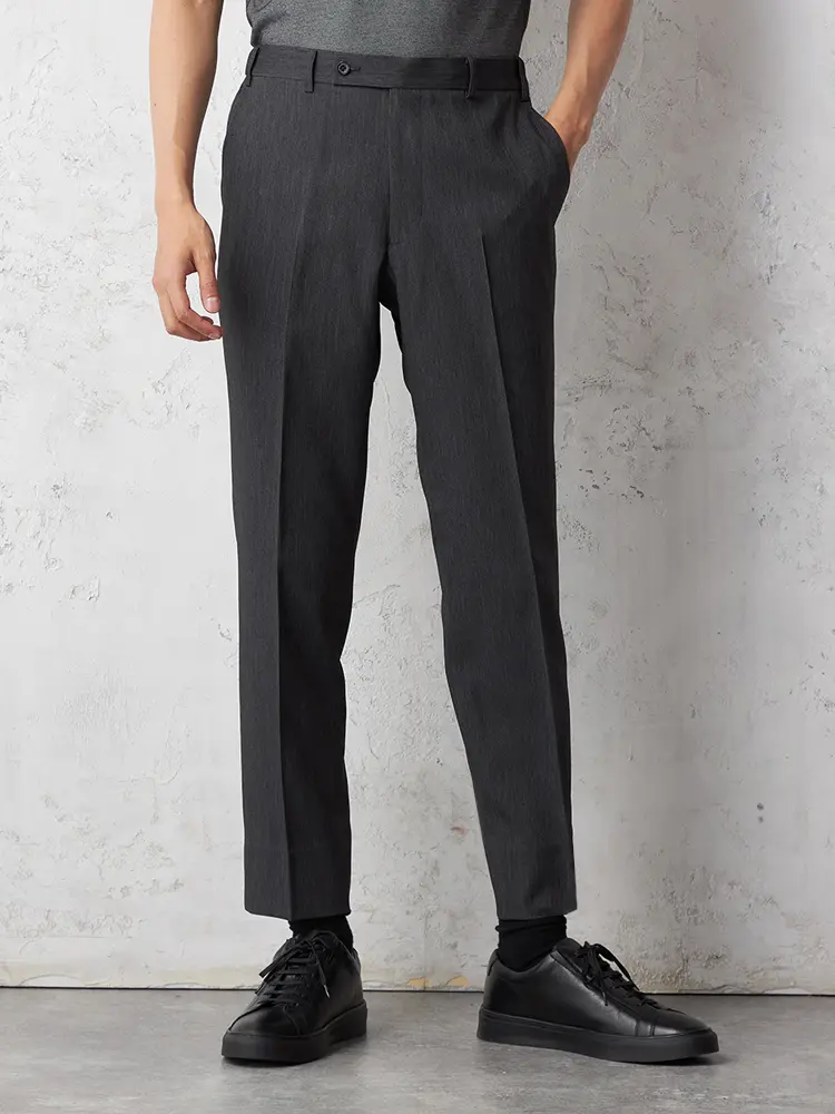 【ＫＡＴＨＡＲＩＮＥＥＨＡＭＮＥＴＴ】デニム風セットアップパンツノータックキャサリンＥハムネットウォッシャブルストレッチ春夏