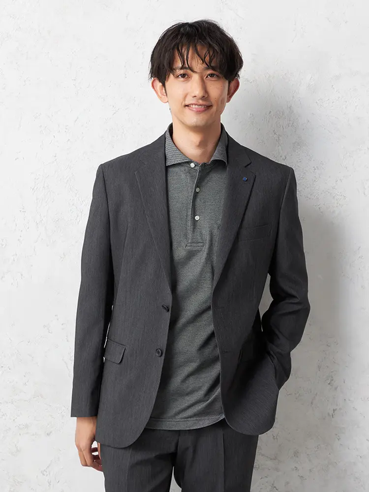 【ＫＡＴＨＡＲＩＮＥＥＨＡＭＮＥＴＴ】デニム調セットアップジャケットキャサリンＥハムネットウォッシャブルストレッチ春夏