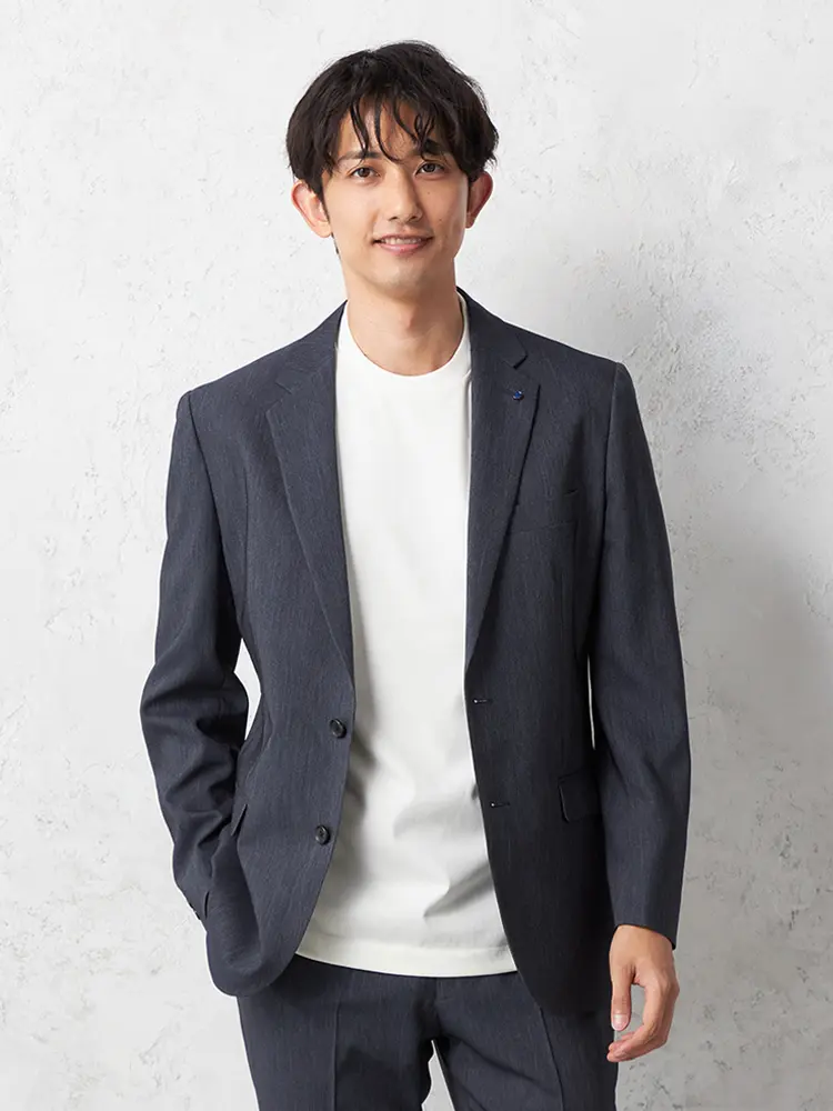 【ＫＡＴＨＡＲＩＮＥＥＨＡＭＮＥＴＴ】デニム調セットアップジャケットキャサリンＥハムネットウォッシャブルストレッチ春夏