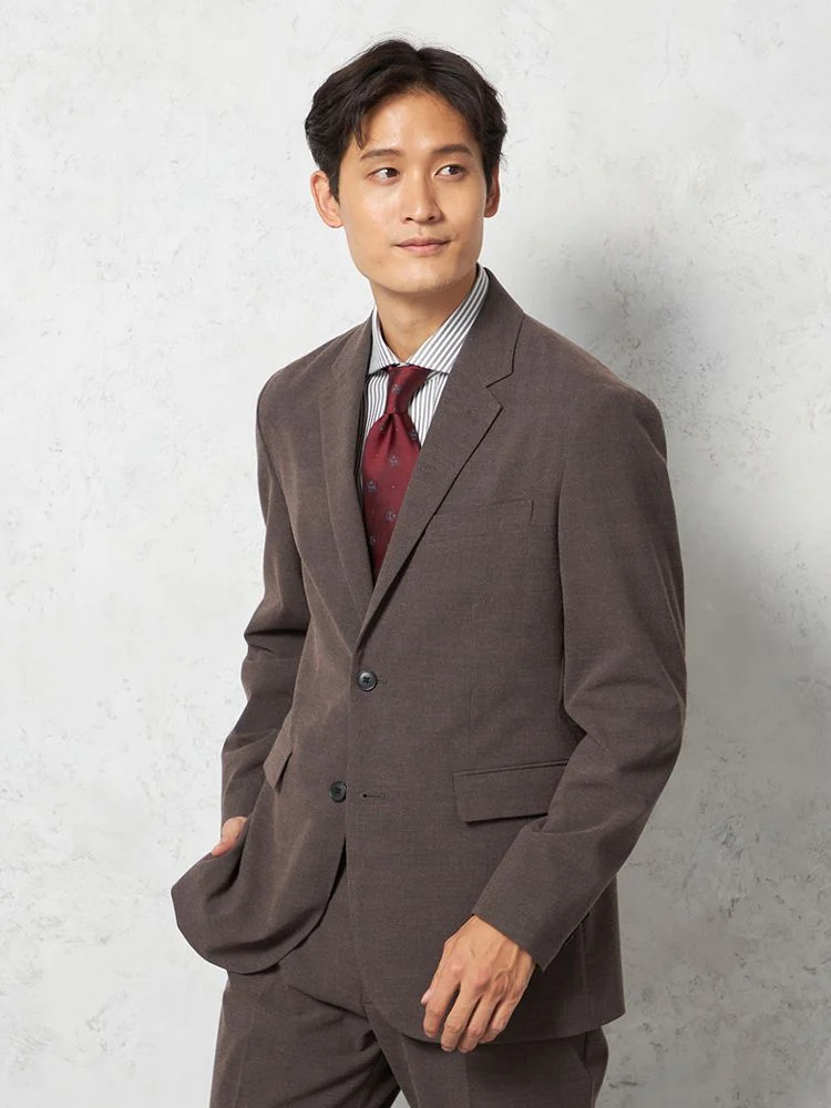 【ウォッシャブル】ジャケットデレガント素材ストレッチグレンチェックTOKYORUN秋冬