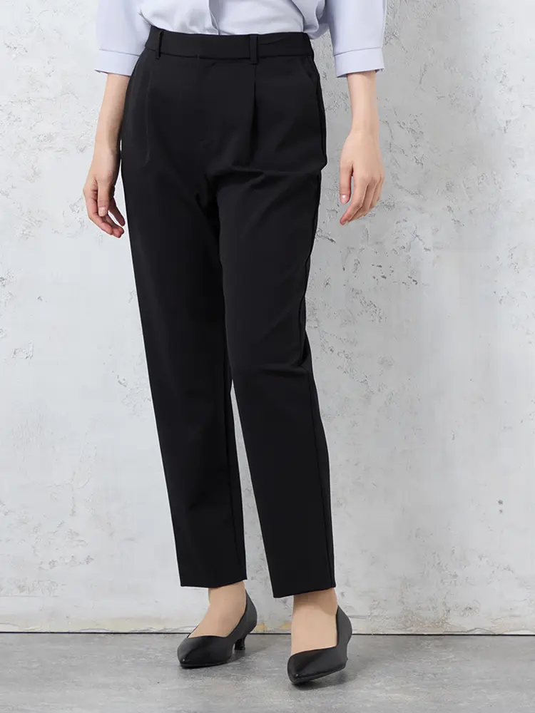 【INDIVI】キャリーマンツイル2WAYストレッチテーパードパンツウォッシャブル通年【レディース】