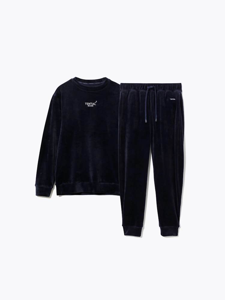 【テンシャル】BAKUNEVelourLongSleeveLongPantsUnisexロングパンツ下TENTIAL