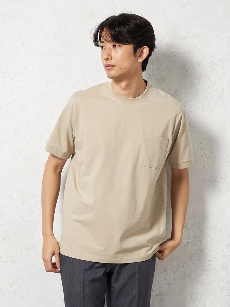 【即納】半袖Ｔシャツスロープネック【WEB限定】冷感カジュアルインナーTOKYORUN春夏