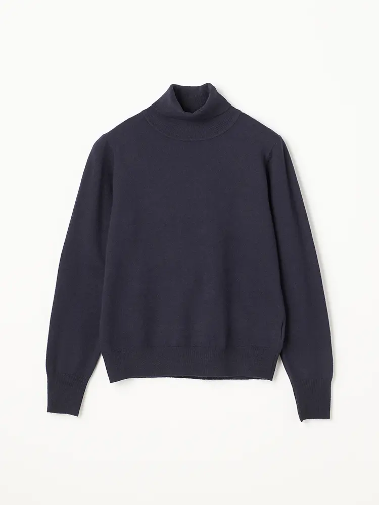 【SOFFICE】カシミアタッチニットタートルネックニット・カットソー長袖ソフィーチェ秋冬【レディース】