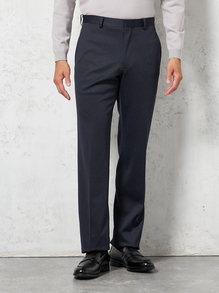 【ウォッシャブル】パンツノータック【i－Pants-アイパンツ-】全方向ストレッチヘリンボンリッケンバッカー秋冬