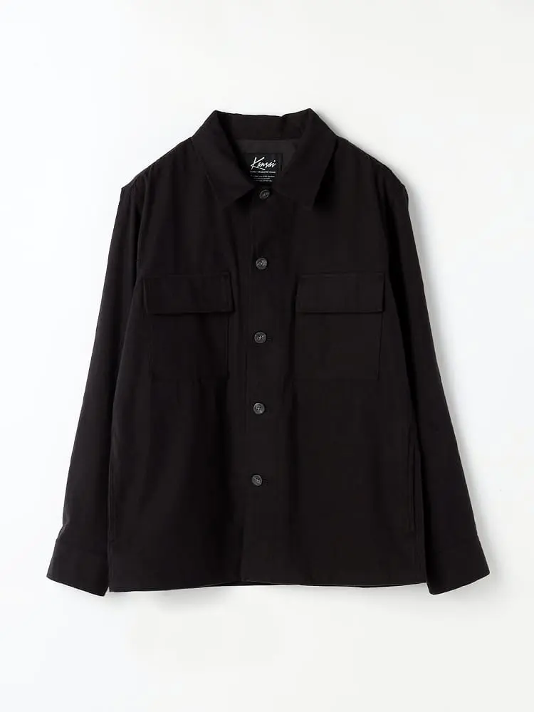 【カンサイ・ヤマモト】ツイルシャツアウターカジュアルインナー秋冬