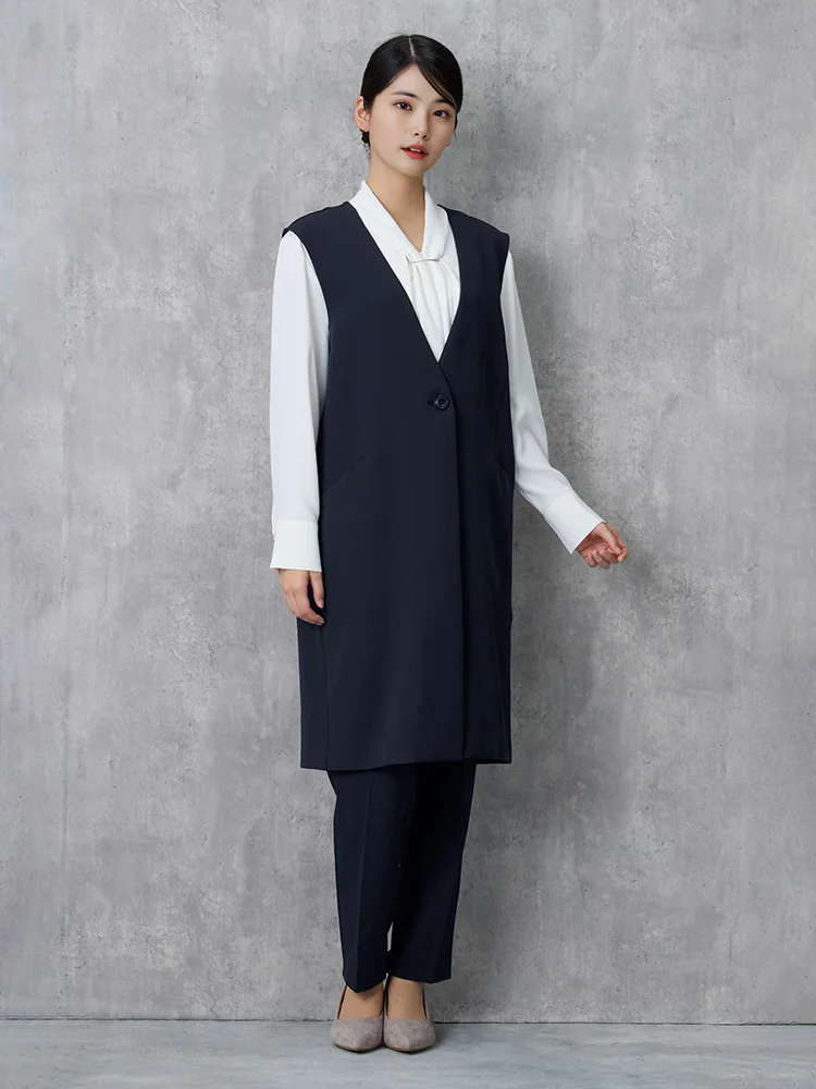 【ジレ3点セット】フォーマルジレ/パンツ/ブラウスウォッシャブルストレッチ着回し可SOFFICE通年礼服【レディース】