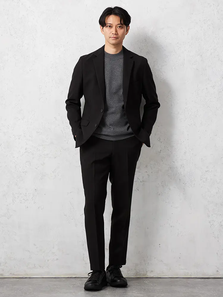 【即納】【WEB限定】セットアップスーツ 上下セット ストレッチ 通年 ウォッシャブル 【TOKYO RUN】