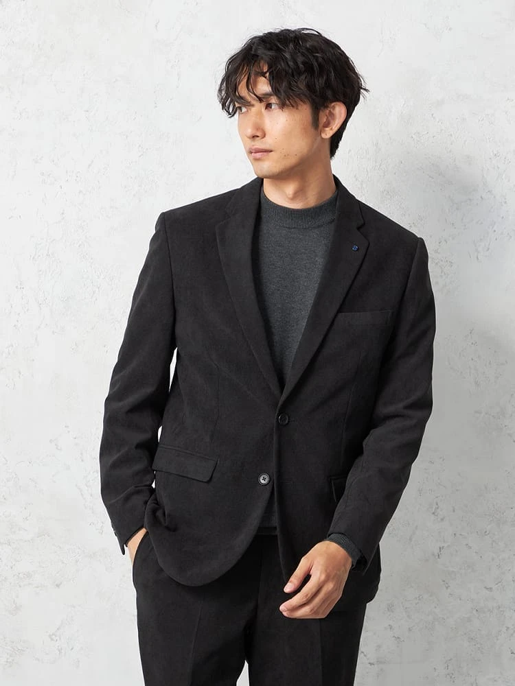 【KATHARINE E HAMNETT-キャサリン・イー・ハムネット-】ジャケット 【セットアップ対応可】 ＫＥＨコーディロイセットアップジャケット 無地 キャサリン Ｅ ハムネット 秋冬